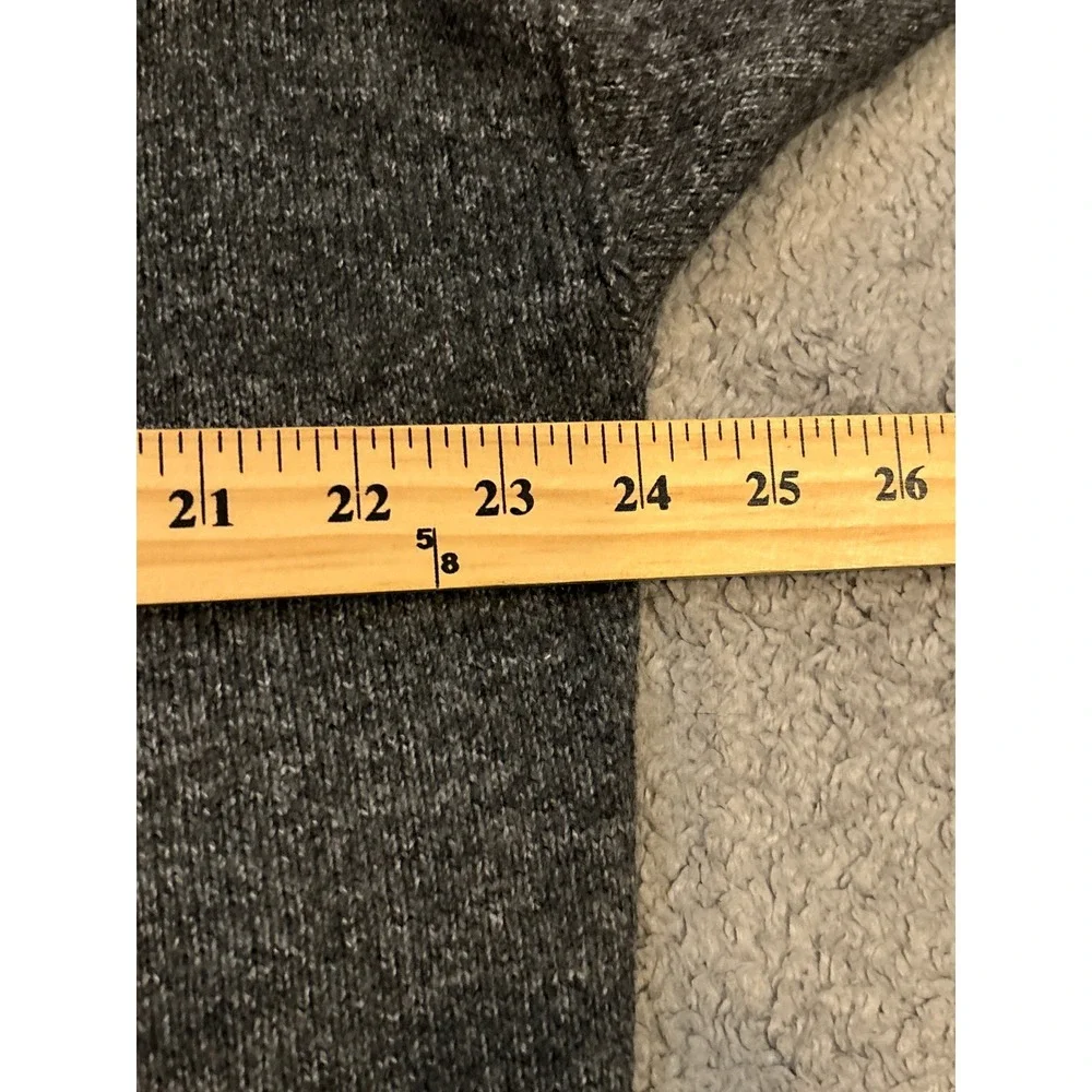 Vince Camuto Cheers Graphic Sweater Gray Marl Knit Pullover S3451253 Mens M